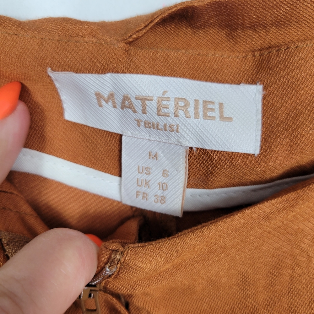 Materiel wide leg pants - Picture 8 of 9